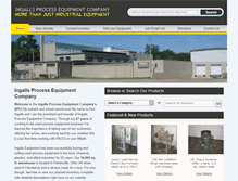 Tablet Screenshot of ingallsequipment.com